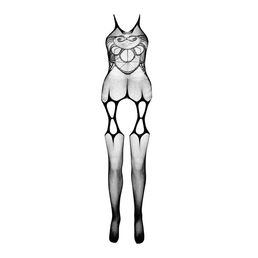 PASSION - BODYSTOCKING ECO COLLECTION ECO BS002 BLANC